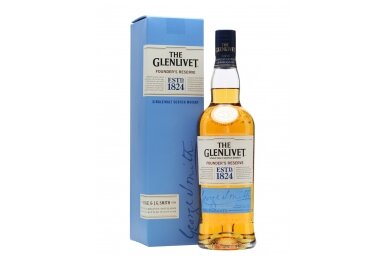 Viskis-Glenlivet Founder's Reserve Estd. 1824 40% 0.7L + GB