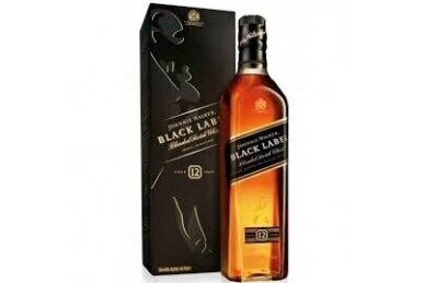 Viskis-Johnnie Walker Black Label 12YO 40% 1L