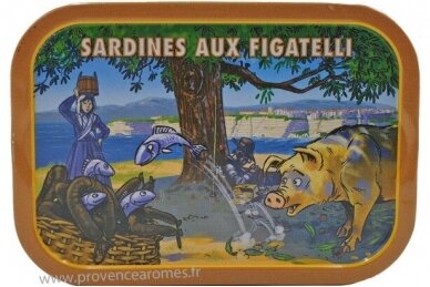 Konservai-Ferrigno Sardines Aux Figatelli 115g