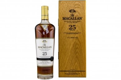 Viskis-Macallan 25YO SHERRY OAK 2023 43% 0.7L + GB