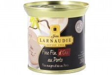 Paštetas-LARNAUDIE žasies kepeneliu foie fin su Porto vynu 150g