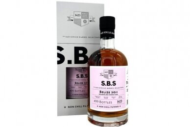 Romas-SBS Belize 2011 Bourbon and Cognac Cask 52% 0.7L + GB