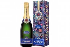 Šampanas-Pommery Champagne Brut Royal Etui Kashmir 12.5% 0.75L + GB