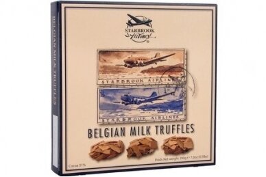 Šokoladas-Starbrook Belgian Milk Chocolate Flake Truffles 200g