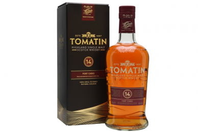 Viskis-Tomatin Port Casks 14YO 46% 0.7L + GB