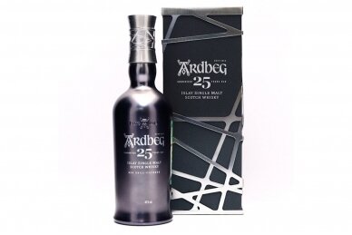 Viskis-Ardbeg 25YO Islay Single Malt 46% 0.7L + GB