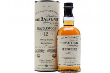 Viskis-Balvenie 12YO Doublewood 40% 0.7L + GB