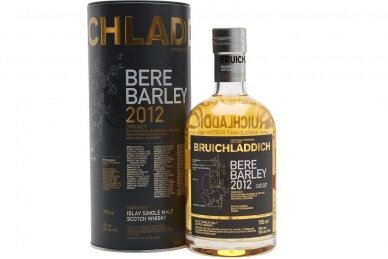 Viskis-Bruichladdich Bere Barley 2012 50% 0.7L + GB