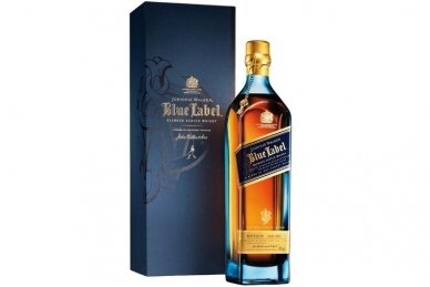 Viskis-Johnnie Walker Blue Label 40% 1L + GB