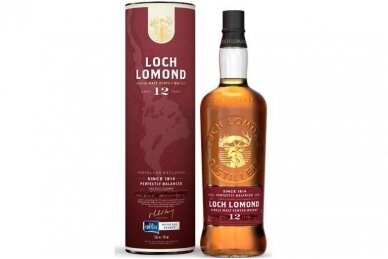 Viskis-Loch Lomond 12YO 46% 1L + GB