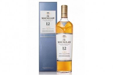 Viskis-Macallan 12YO Double Cask 40% 0.7L + GB