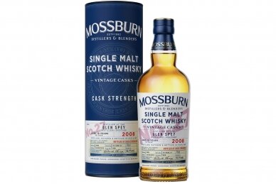 Viskis-Mossburn No.27 10YO Glen Spey 55.9% 0.7L + GB