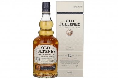 Viskis-Old Pulteney 12YO 40% 0.7L + GB