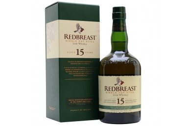 Viskis-Redbreast 15YO 46% 0.7L + GB