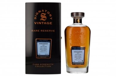 Viskis-BUNNAHABHAIN Signatory Vintage 46YO RARE RESERVE Cask Strength 1971 42,8% 0.7L + GB