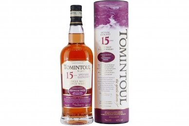 Viskis-Tomintoul 15YO 46% 0.7L + GB